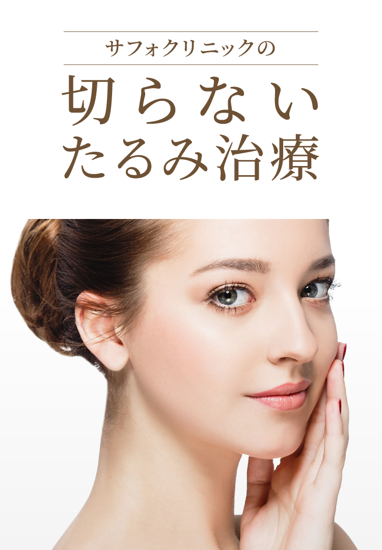 サフォクリニックの切らないたるみ治療